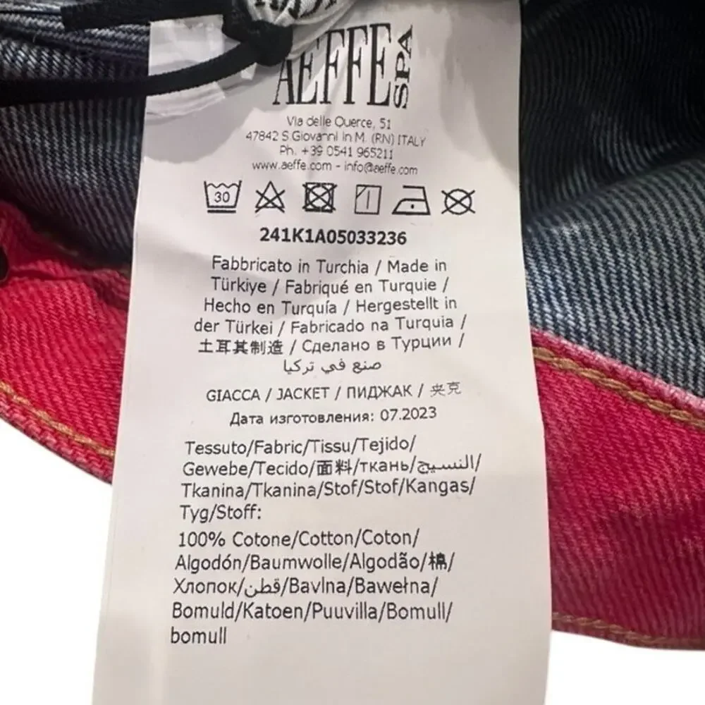 Moschino - Graphic Print Denim Cotton Jacket - Picture 4 of 11